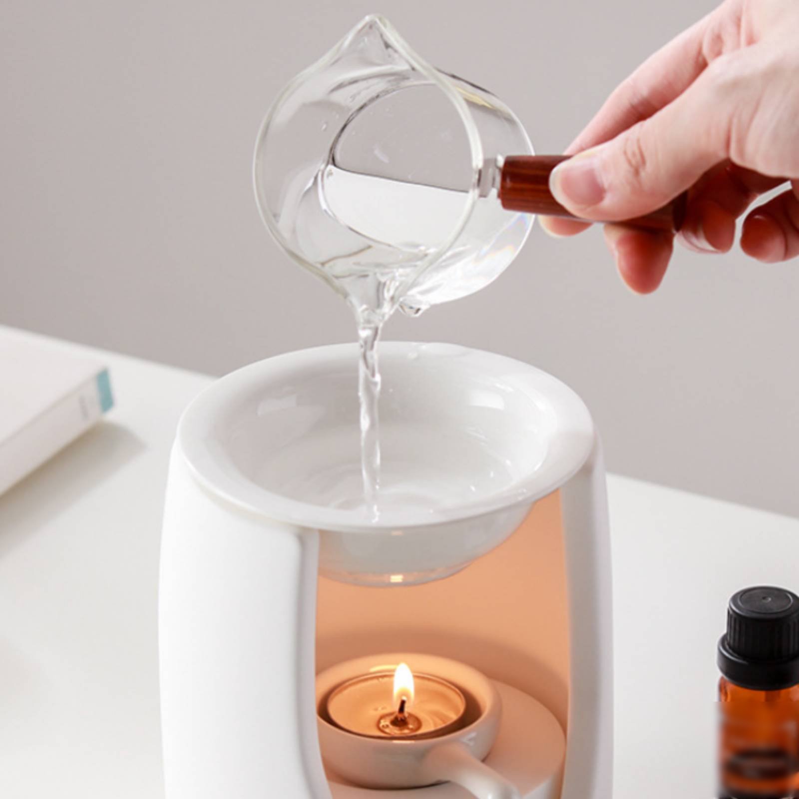 Ceramic Oil Burner - Lampe à parfum en céramique facile