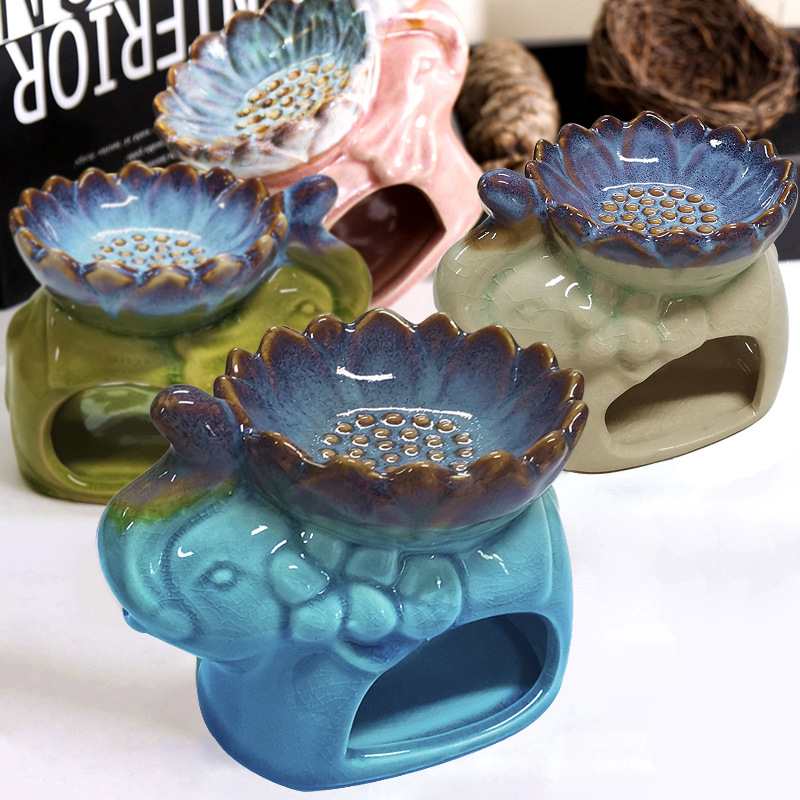Ceramic Oil Burner - Brûleur d'arôme en céramique, fissure de