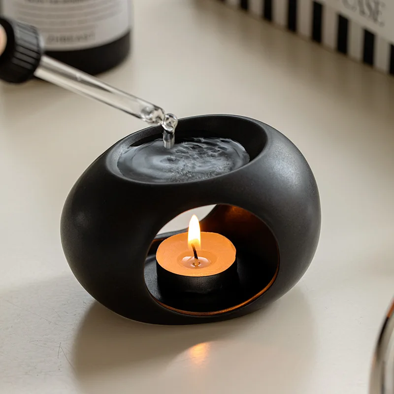 Ceramic Oil Burner - Bougeoir chauffant en céramique, brûleur d'huile