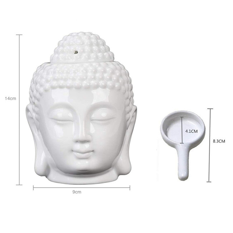 Tête de bouddha en céramique b - Ceramic Oil Burner avis et prix