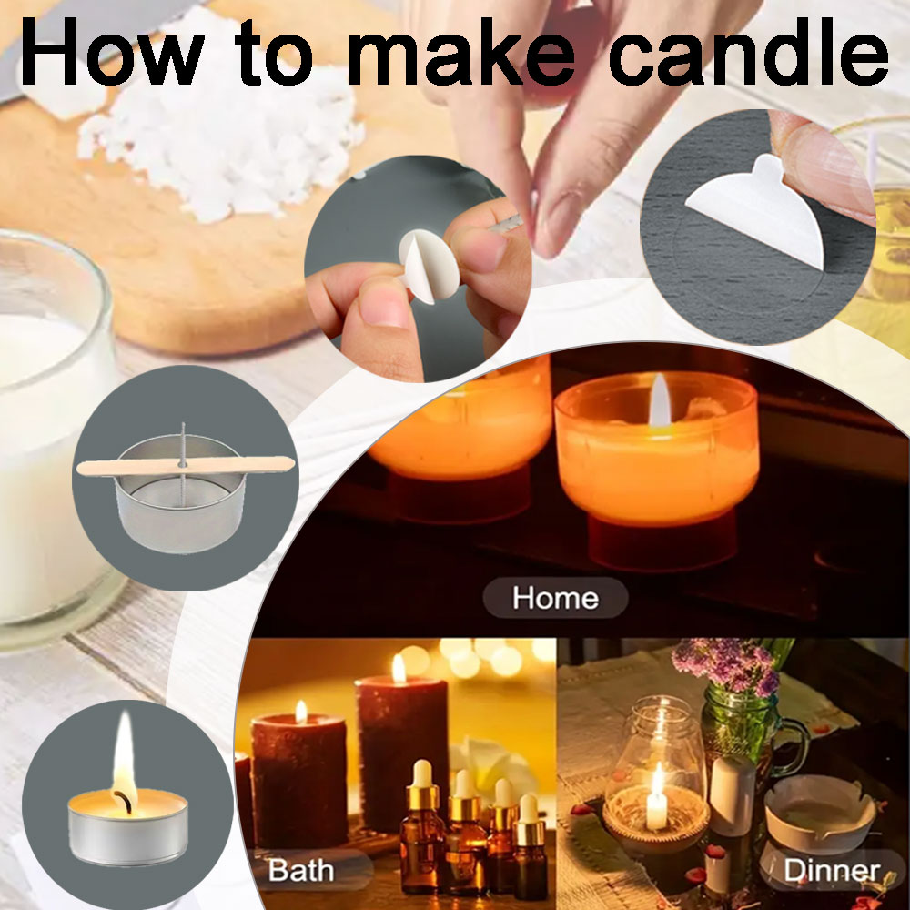 Mèche de bougie à fleurs, 55 p - Home Fragrance Candles avis et prix