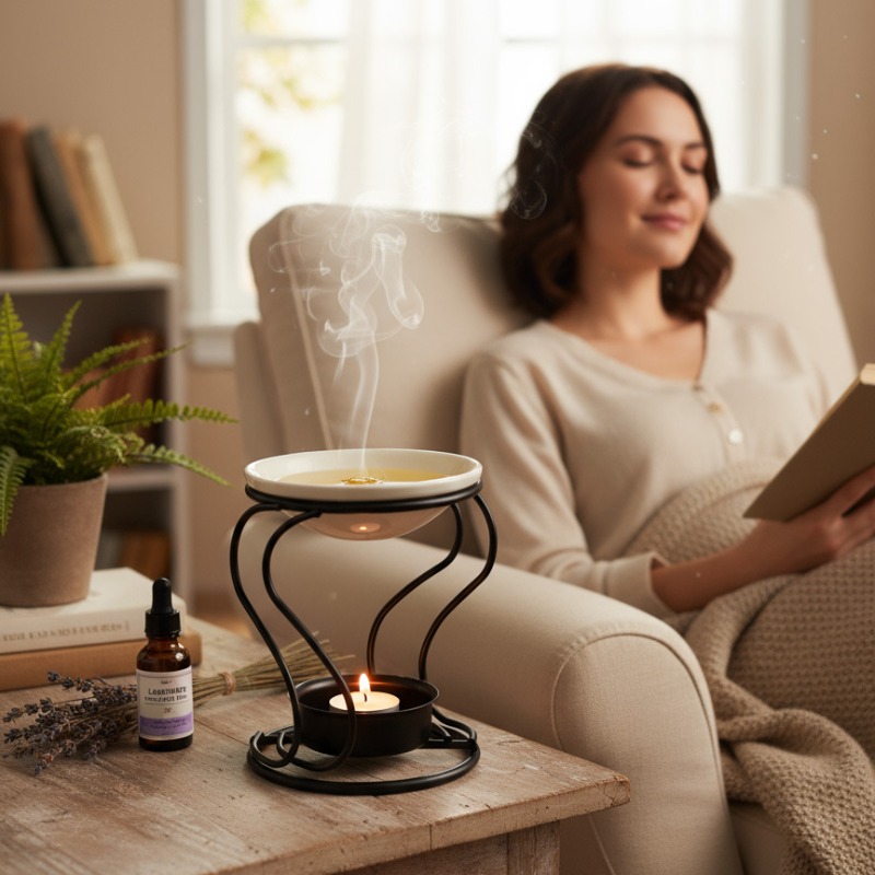 Bougie chauffe-plat en métal e - Ceramic Oil Burner avis et prix