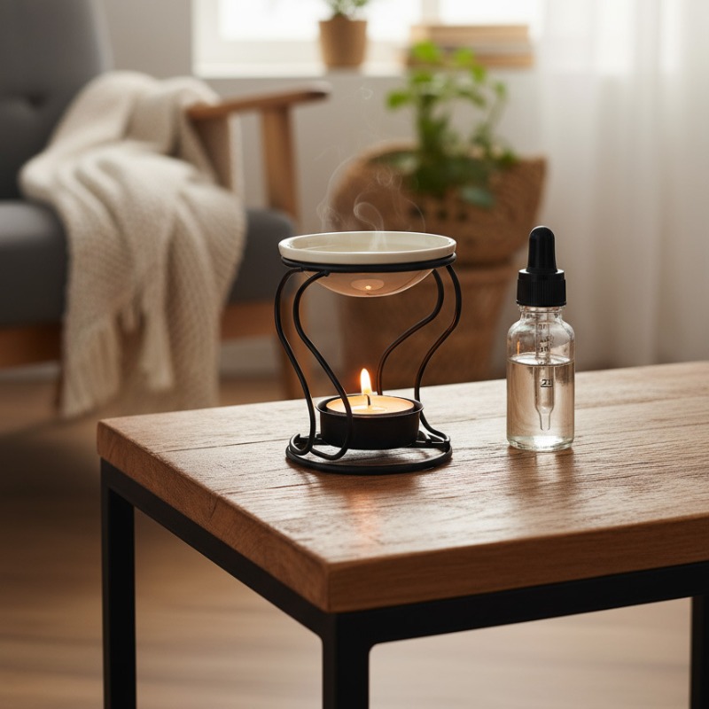 Bougie chauffe-plat en métal e - Ceramic Oil Burner avis et prix