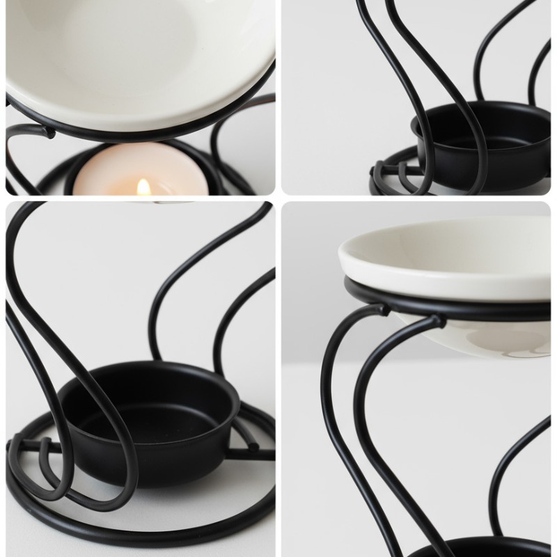 Bougie chauffe-plat en métal e - Ceramic Oil Burner avis et prix