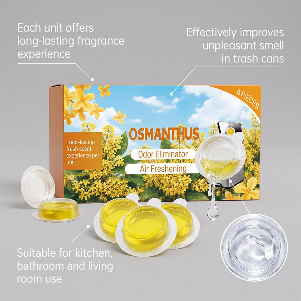 Lot de 6 désodorisants en gel  - Gel Air Freshener avis et prix