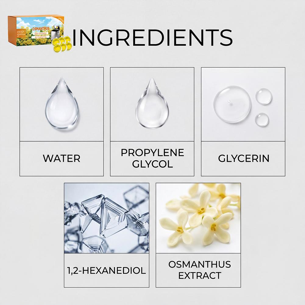 Lot de 6 désodorisants pour po - Gel Air Freshener avis et prix
