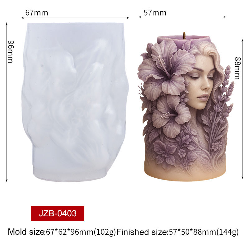 Moule en silicone 3D Fleur d'h - Home Fragrance Candles avis et prix